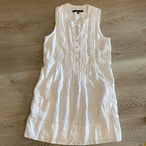 Quince Linen Button Mini Dress
